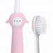 Детская зубная щетка Revyline Sheep 3+ с песочными часами, розовая