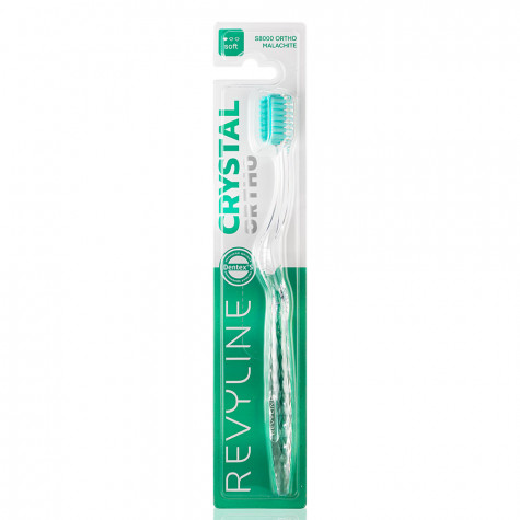Зубная щетка Revyline S8000 Crystal Ortho Malachite